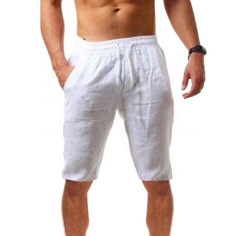 Men's Casual Solid Color Shorts 87439378Y