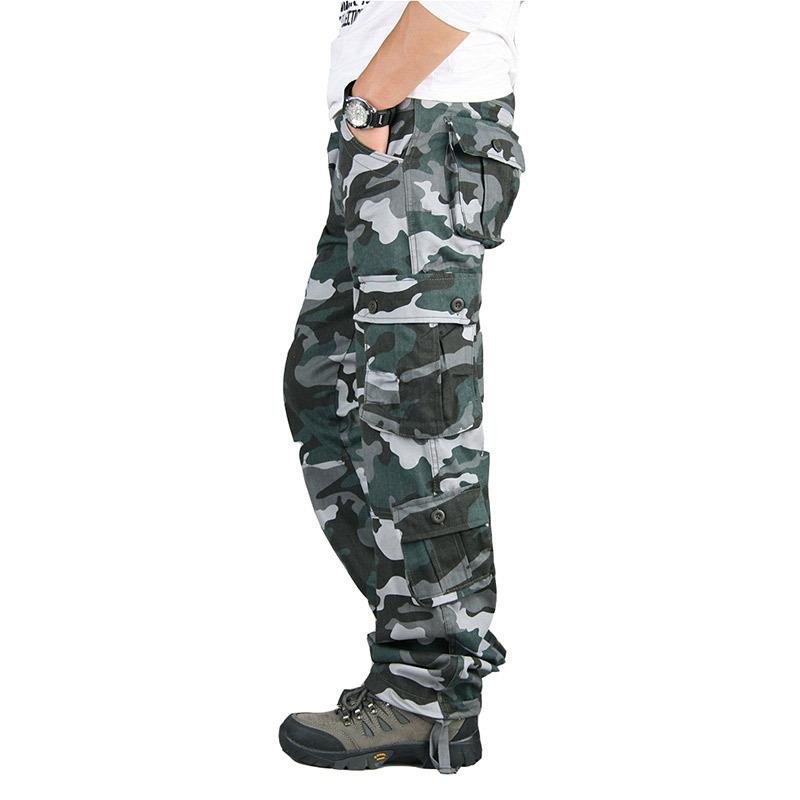 Men's Camouflage Cargo Pants 94668606TO