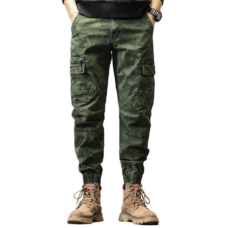 Men's Camo Multi-Pocket Casual Cargo Pants 46469464Z