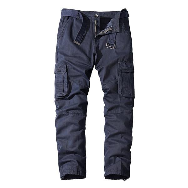 CASUAL STRAIGHT MULTI-POCKET CARGO PANTS 06638676M (BELT EXCLUDED)