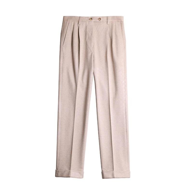 Men's British Autumn And Winter Woolen Trousers 46369306Z