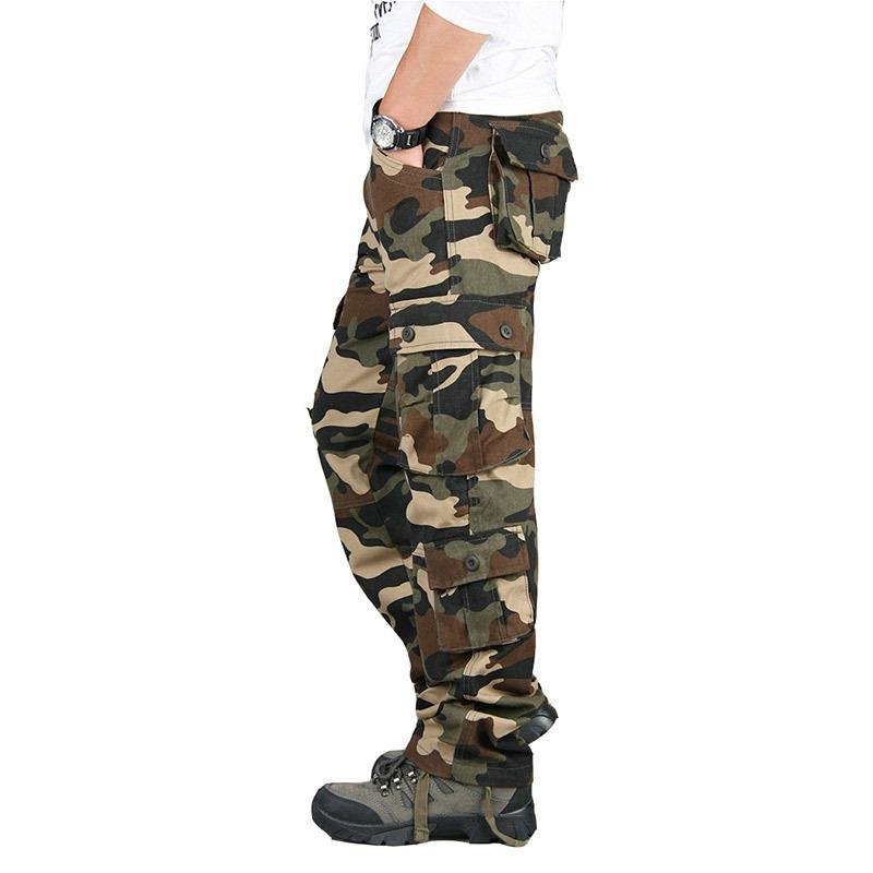 Men's Camouflage Cargo Pants 94668606TO