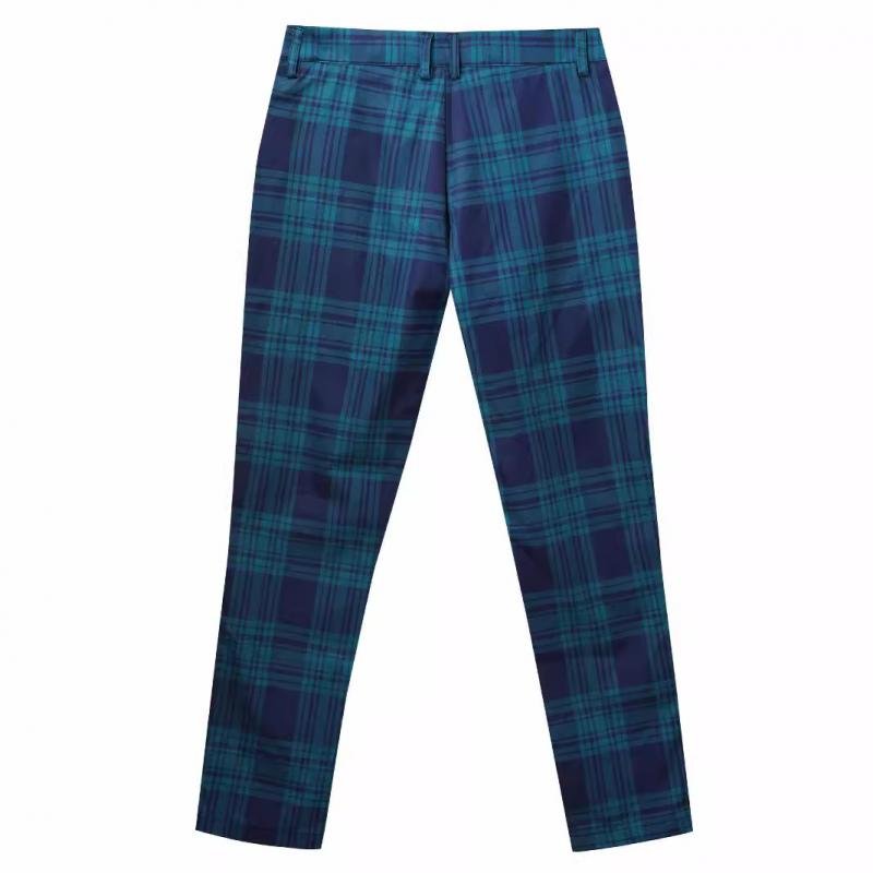Men's Casual Plaid Suit Pants 77866966Y