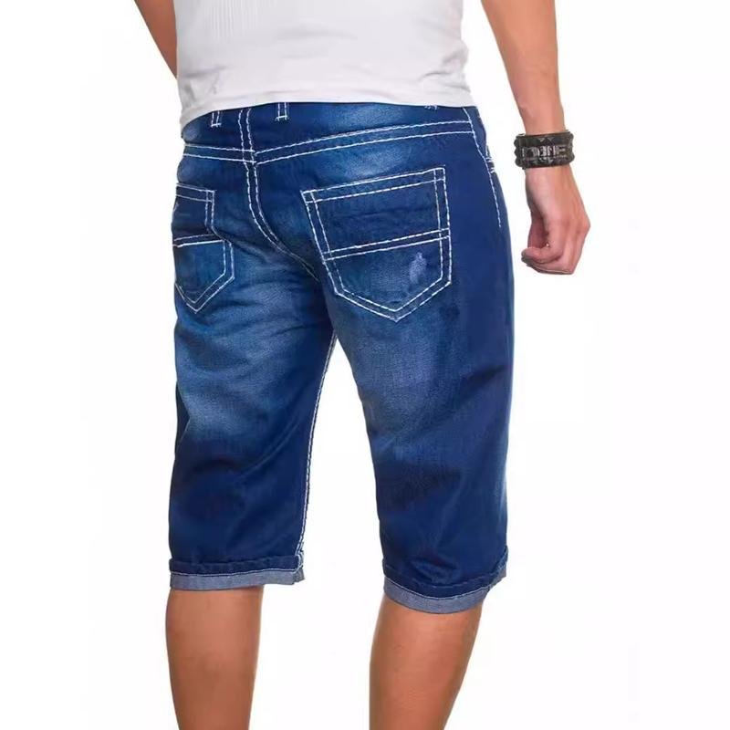 Men's Casual Stretch Denim Shorts 80663478X
