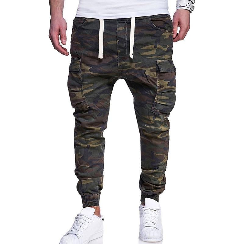 Men's Casual Camouflage Print Pants 97636464Y