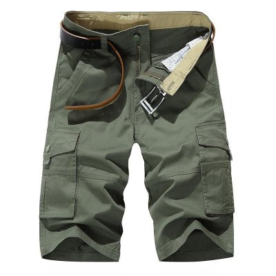 Men's Casual Multi-Pocket Cargo Shorts 49487749Y