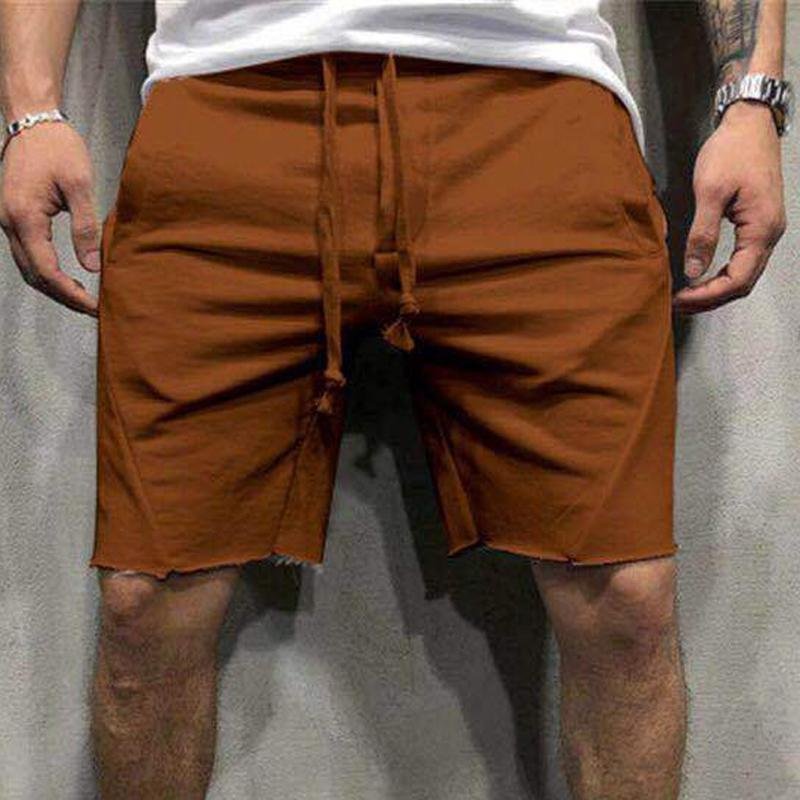 Men's Casual Solid Color Gym Shorts 06609660Y