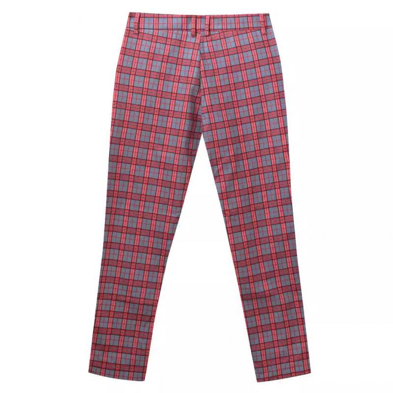 Men's Casual Plaid Suit Pants 67893690Y