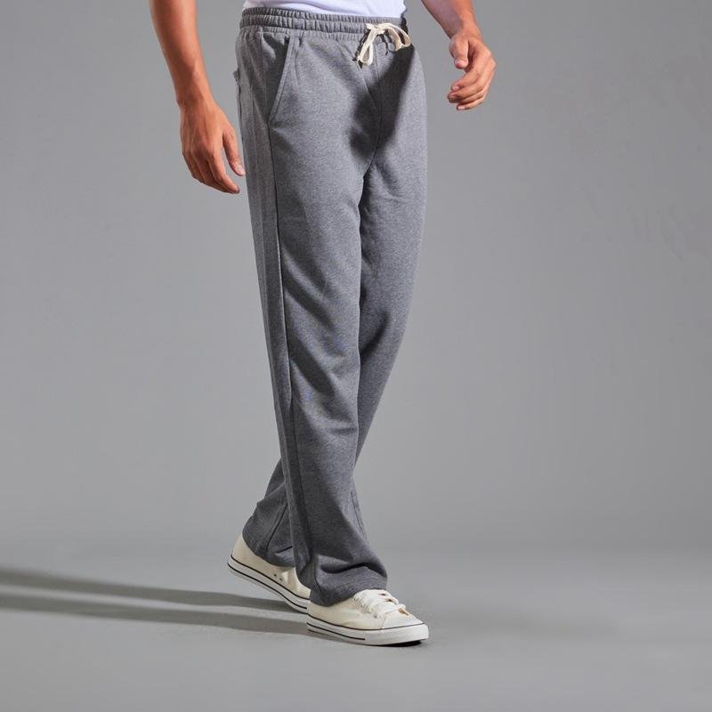 Men's Loose Elastic Waist Cotton Casual Sports Pants 49666887Z