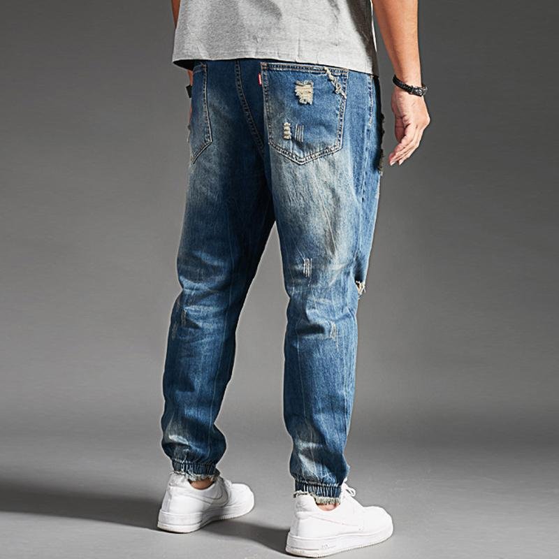 Men's Casual Ripped Jeans 66479686Y