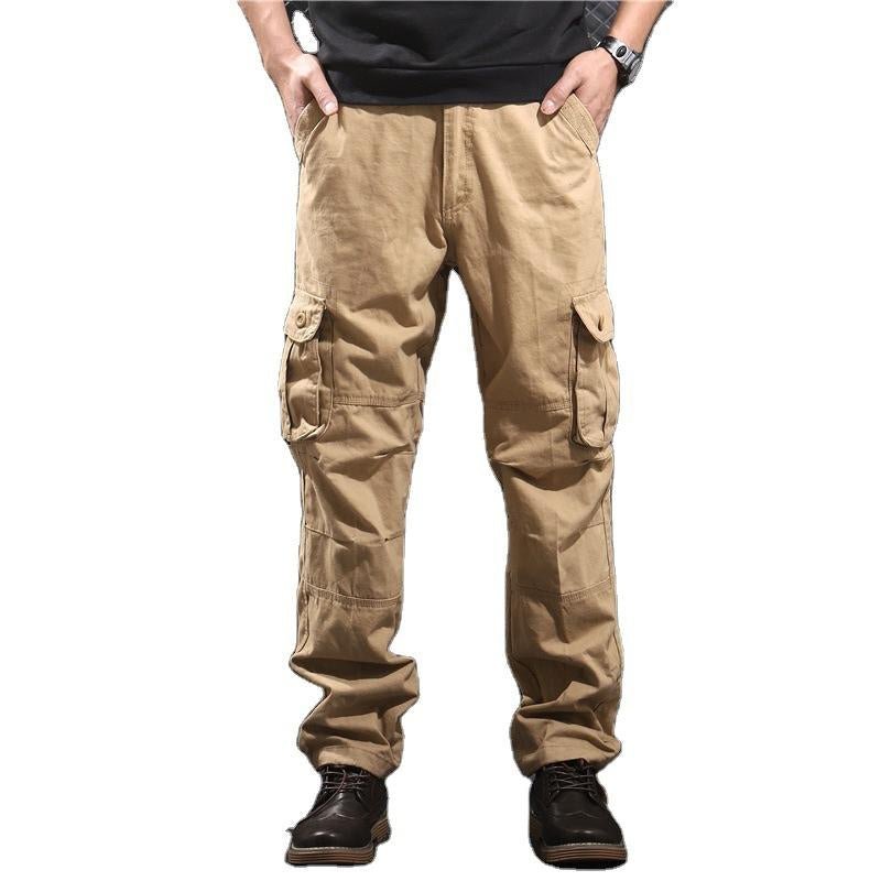 Men's Casual Loose Multi-Pocket Cargo Pants 64807463Y