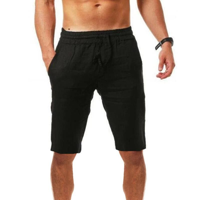 Men's Casual Solid Color Shorts 87439378Y