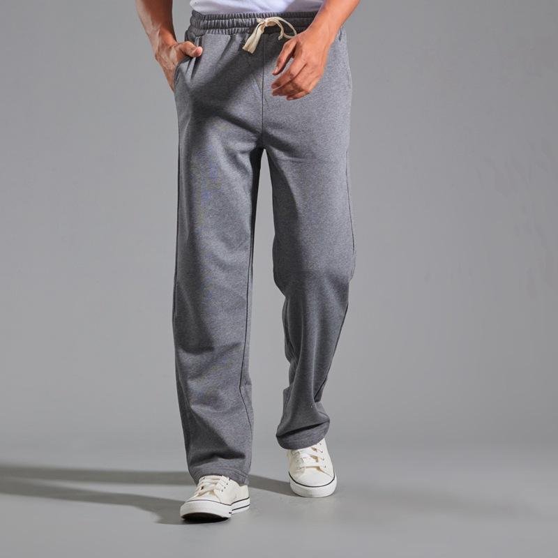 Men's Loose Elastic Waist Cotton Casual Sports Pants 49666887Z