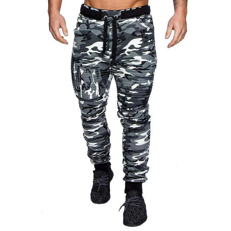 Men's Camouflage Elastic Waist Casual Sports Pants 34476673Z