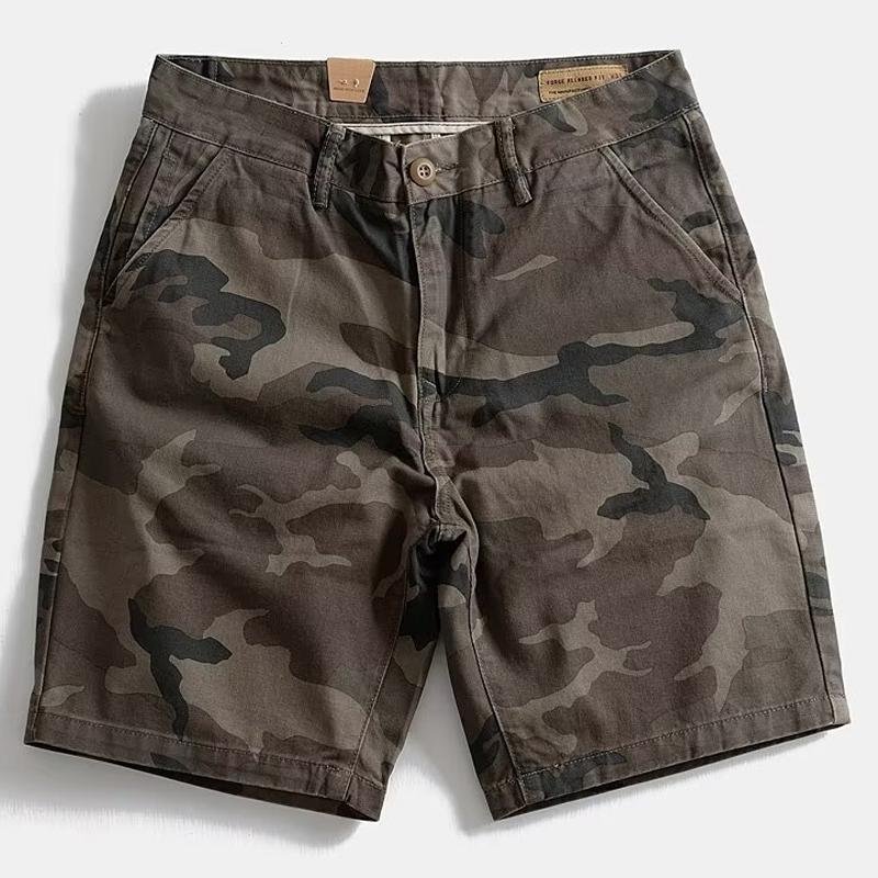 Men's Camouflage Straight Cargo Shorts 68443444Z