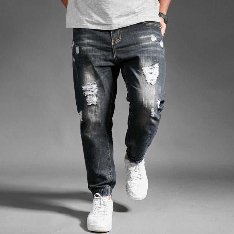 Men's Casual Ripped Jeans 66479686Y