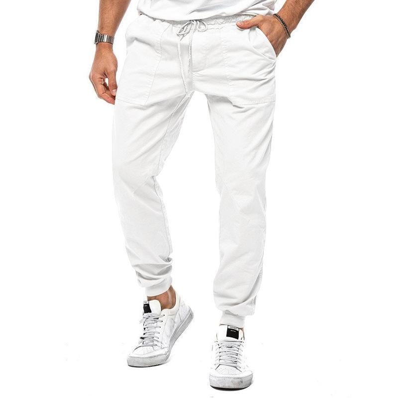 Men's Casual Solid Color Cargo Pants 87963607Y