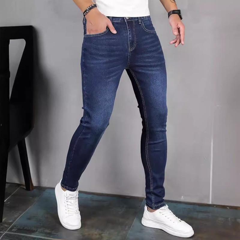 Men's Casual Stretch Denim Trousers 43677466X