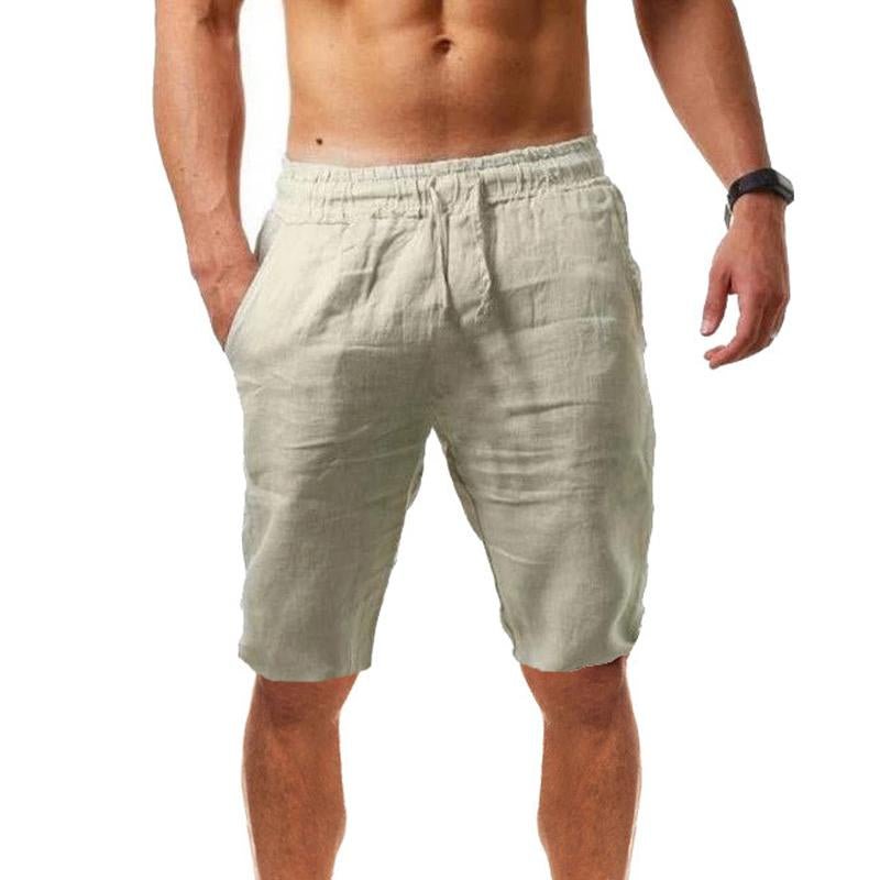 Men's Casual Solid Color Shorts 87439378Y