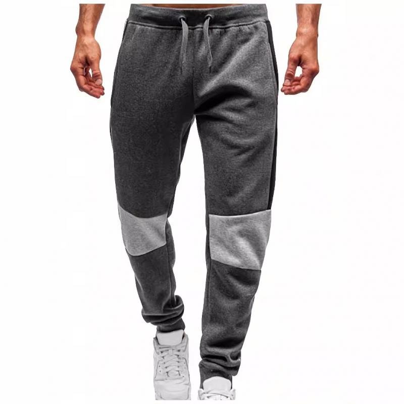 Men's Colorblock Elastic Waist Sports Pants 49894746Z