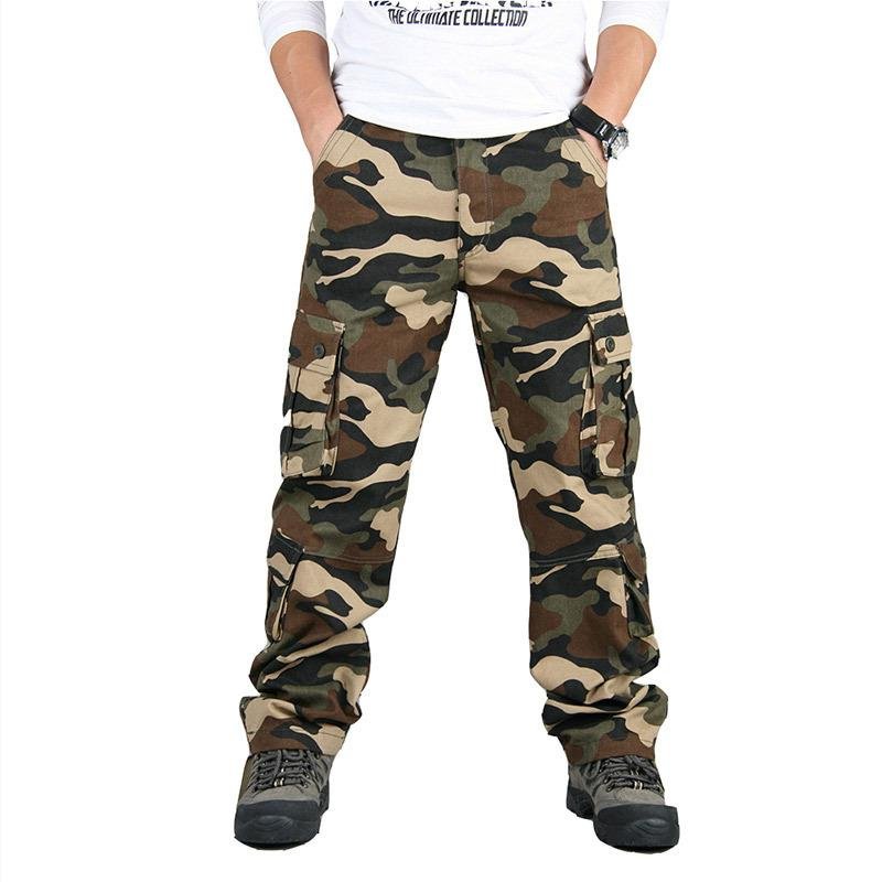 Men's Camouflage Cargo Pants 94668606TO