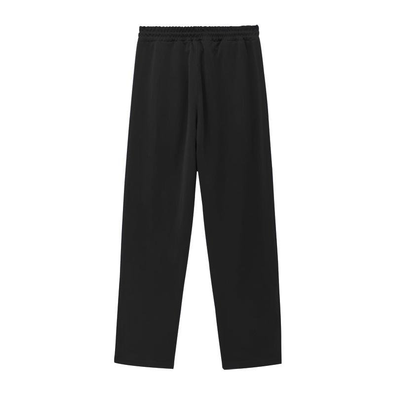 Men's Casual Elastic Waist Buttoned Loose Sports Pants 67793744M
